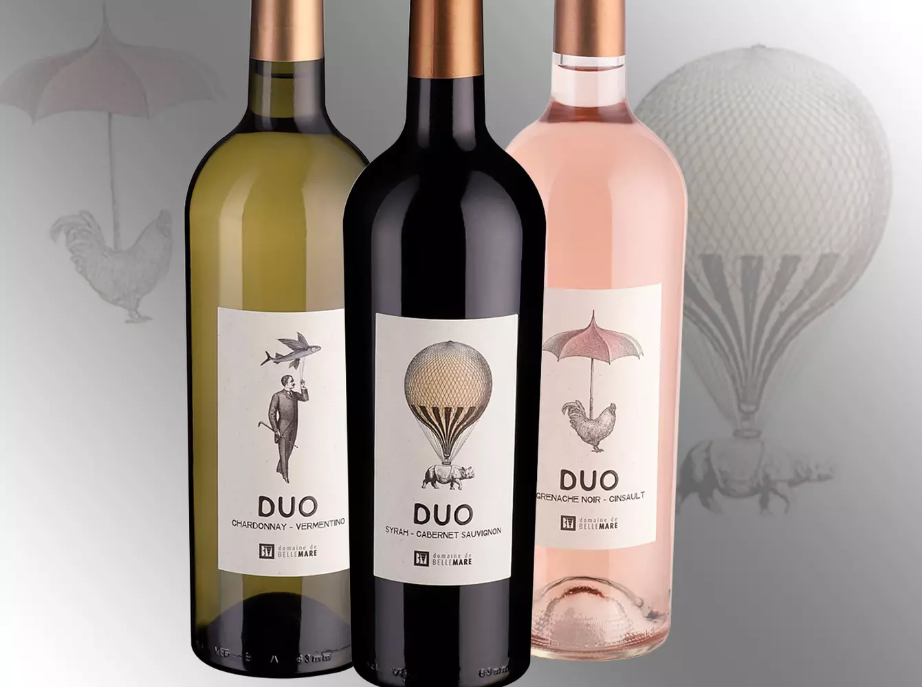 Duo Red, White & Rosé